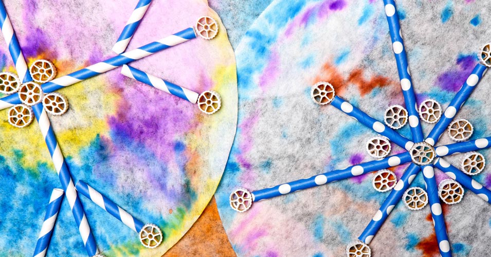 Rainbow Snowflakes